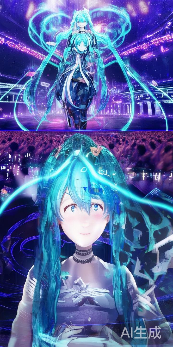 近年来，虚拟偶像如虚拟歌手初音未来，在音乐演出和粉